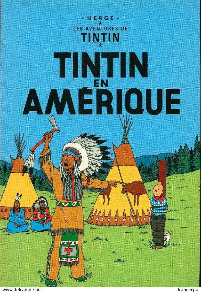11481 - HERGE - LES AVENTURES DE TINTIN - TINTIN EN AMERIQUE - Hergé