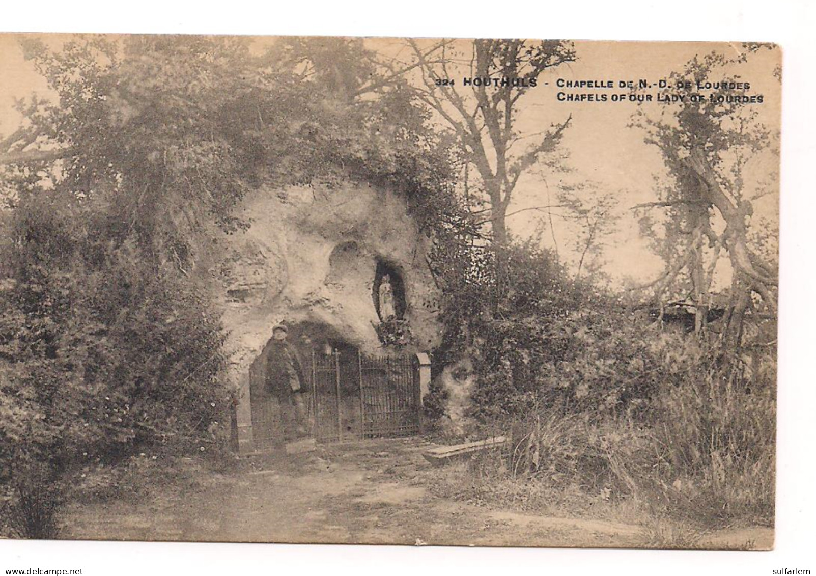 Carte Postale. HOUTHULST. Chapelle .ND De Lourdes. - Houthulst