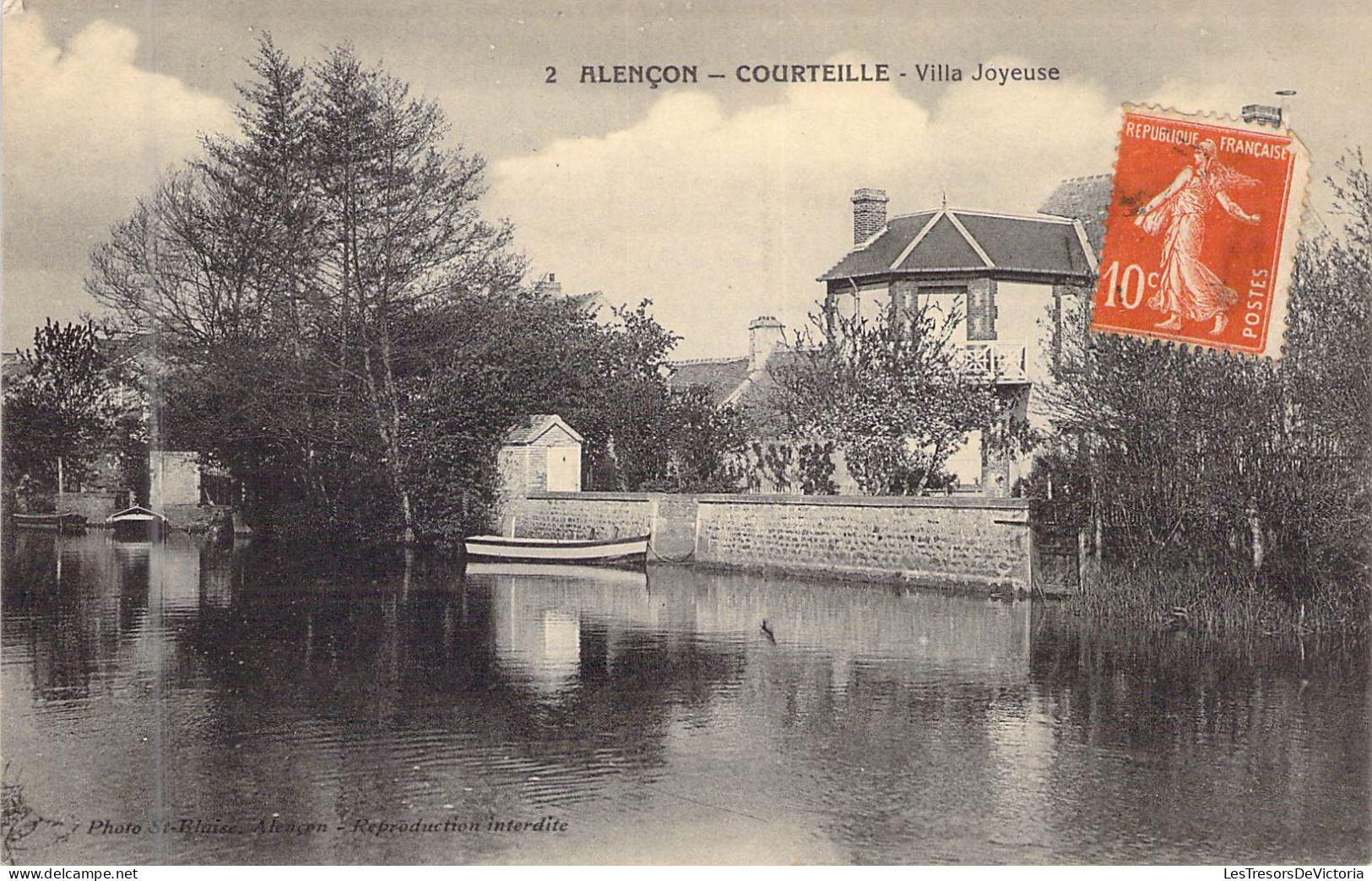 FRANCE - 61 - ALENCON - COURTEILLE - Villa Joyeuse - Carte Postale Ancienne - Autres & Non Classés