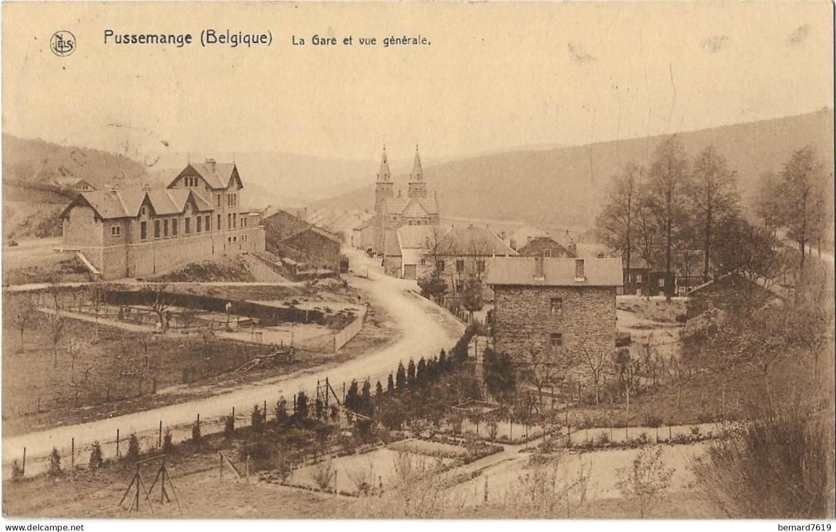 Belgique  -  Pussemange  -  La Gare Et Vue Generale - Vresse-sur-Semois