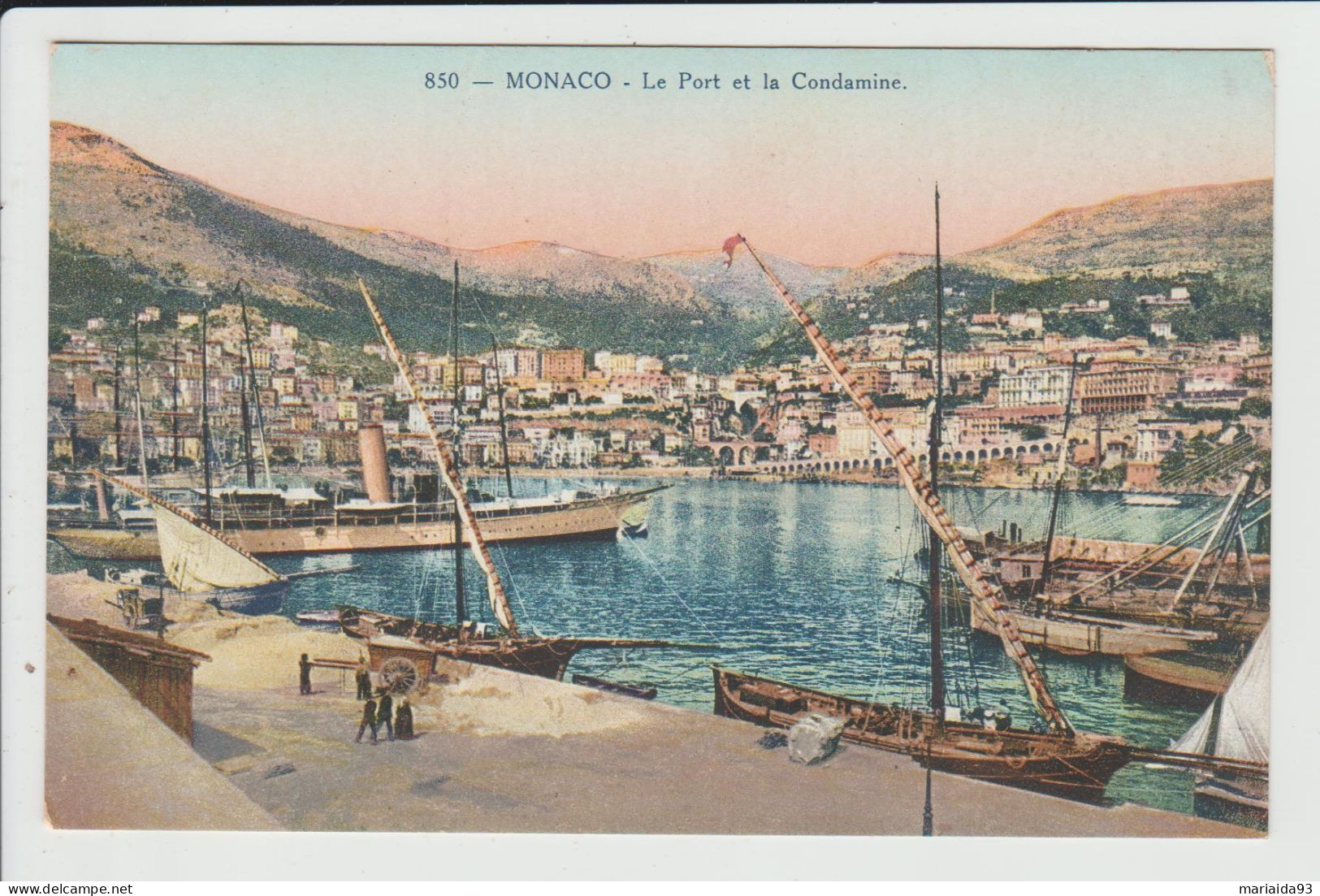 MONTE CARLO - PRINCIPAUTE DE MONACO - LE PORT ET LA CONDAMINE - La Condamine