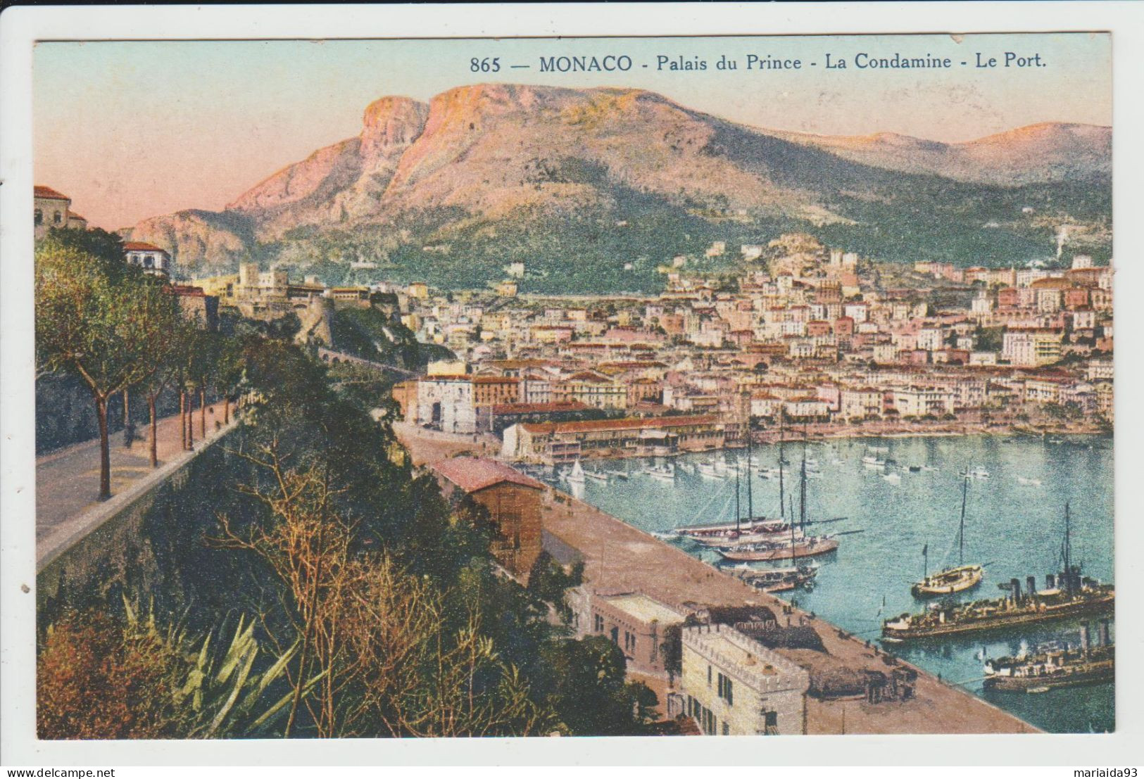 MONTE CARLO - PRINCIPAUTE DE MONACO - PALAIS DU PRINCE - LA CONDAMINE - LE PORT - La Condamine