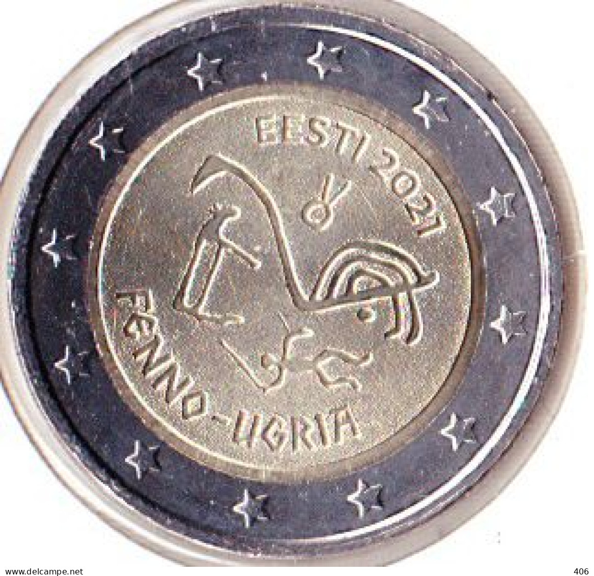 2 Euros Commémoratif Estonie 2021 - Estland