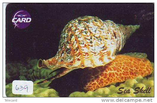 Telecarte Coquillage (639) TOT THAILAND A PUCHE * Sea Shell Muschel Seashell Muszle Conchiglia Schelpen Seashells - Fish