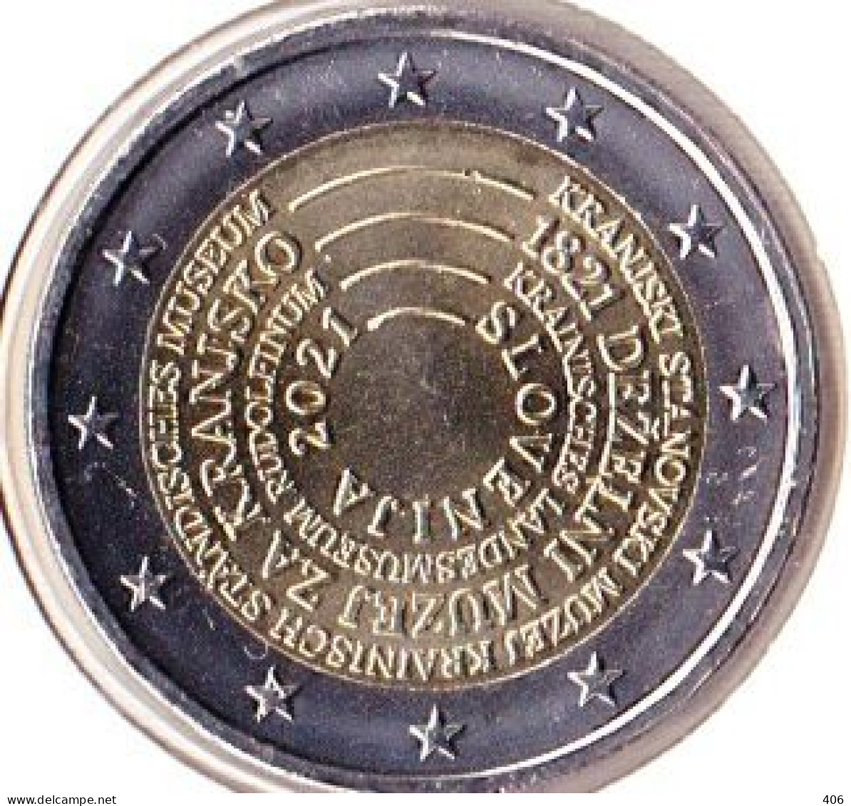 2 Euros Commémoratif Slovénie 2021 - Slovénie