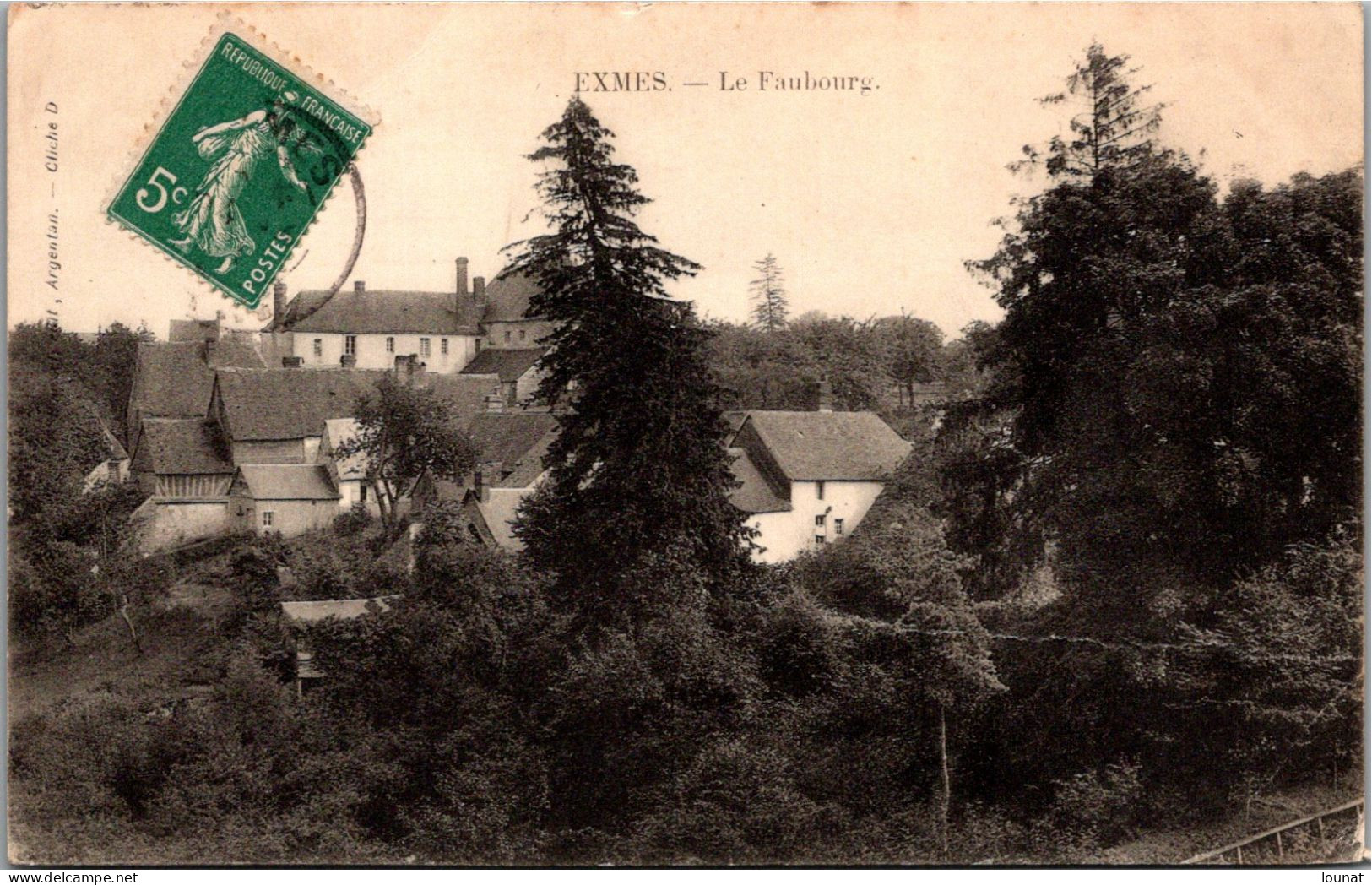 61 EXMES - Le Faubourg - Exmes