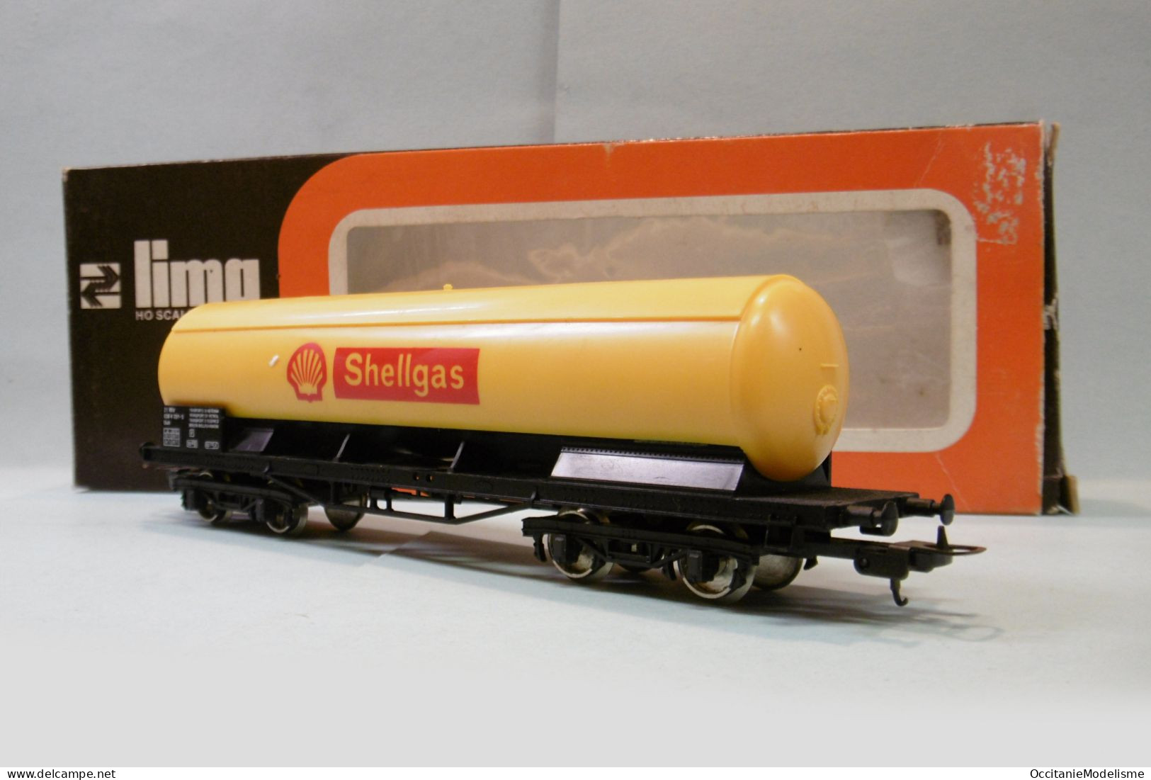 Lima - Wagon CITERNE à Bogies SHELL SHELLGAS BO HO 1/87 - Coches De Mercancía