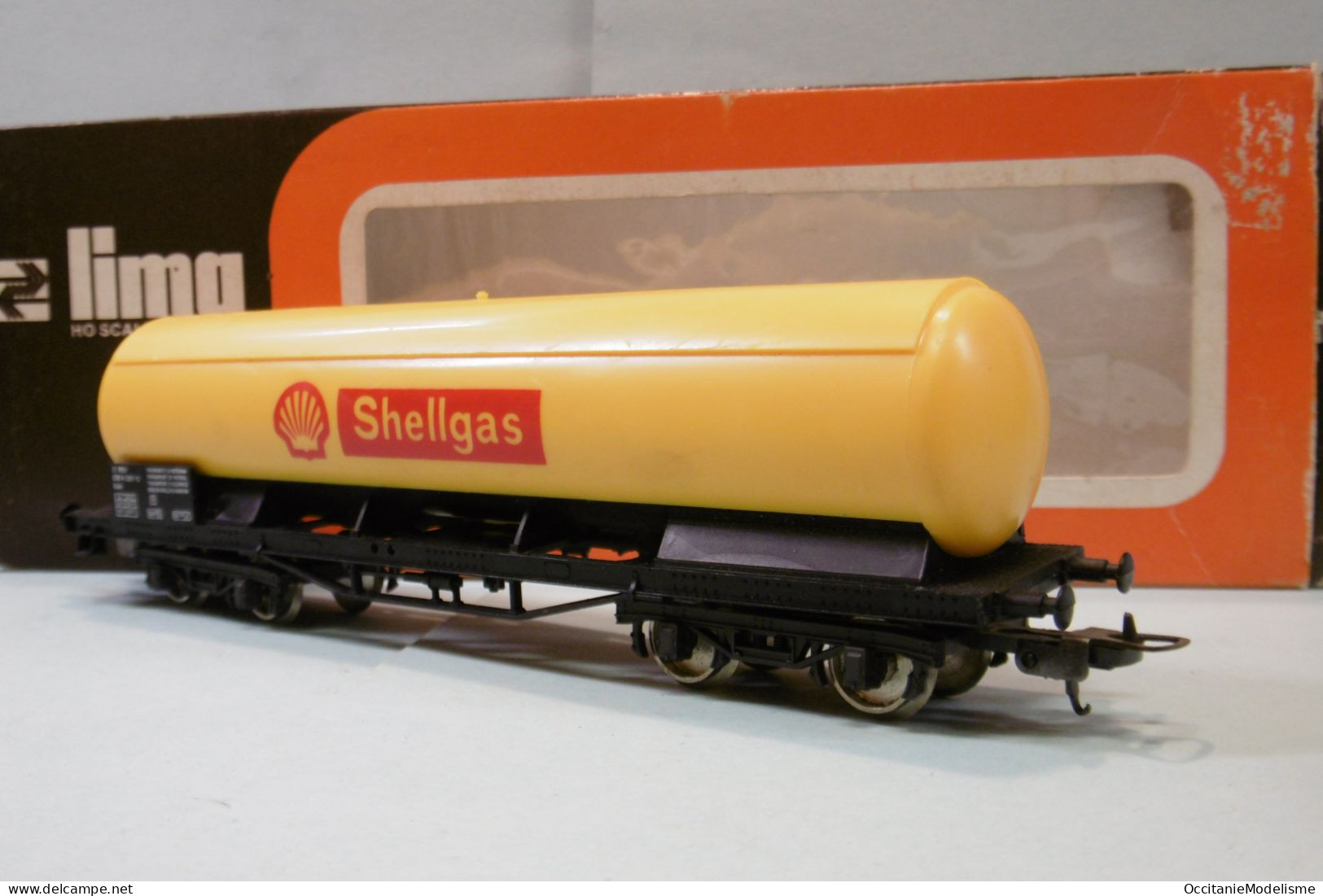 Lima - Wagon CITERNE à Bogies SHELL SHELLGAS BO HO 1/87 - Coches De Mercancía