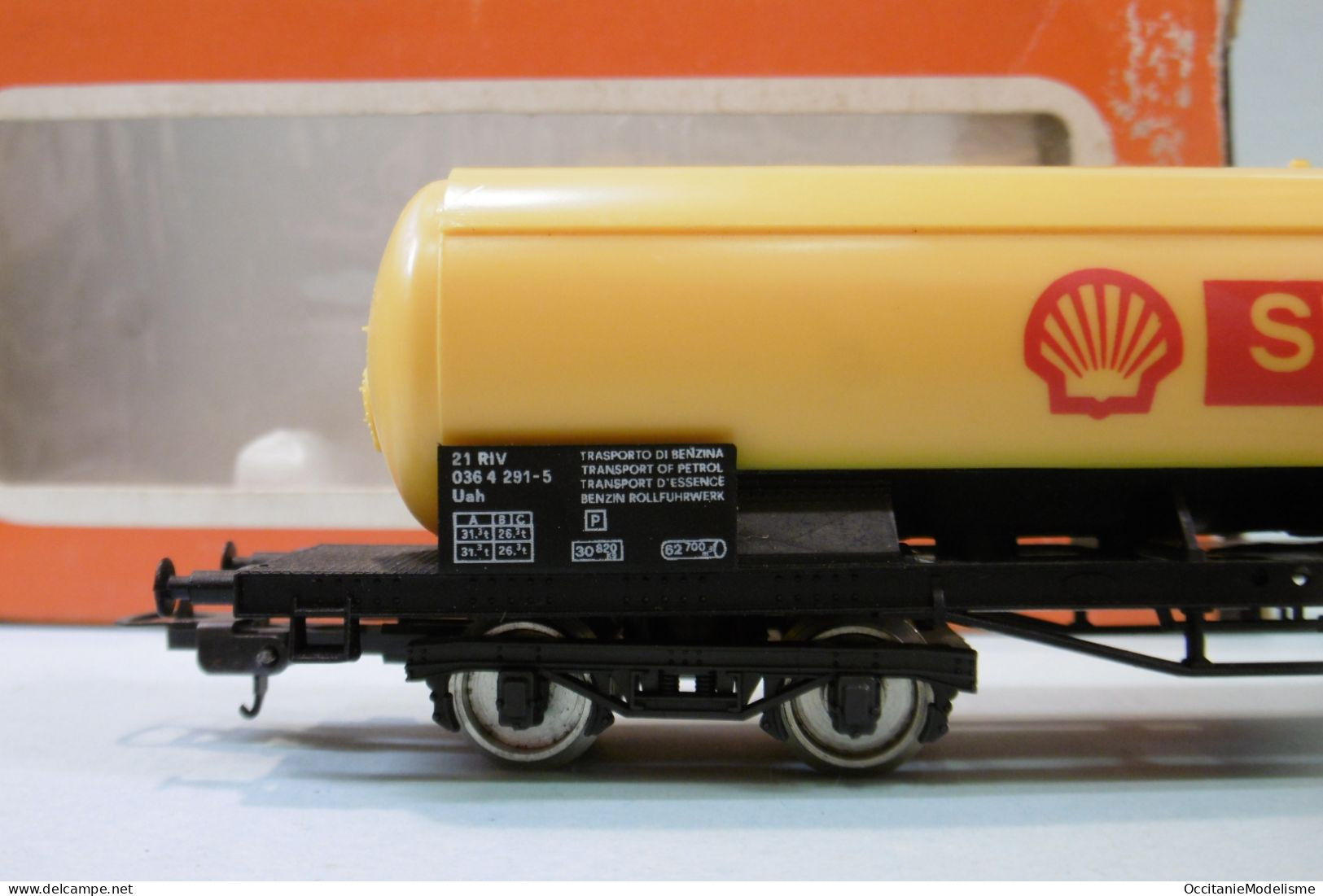 Lima - Wagon CITERNE à Bogies SHELL SHELLGAS BO HO 1/87 - Coches De Mercancía