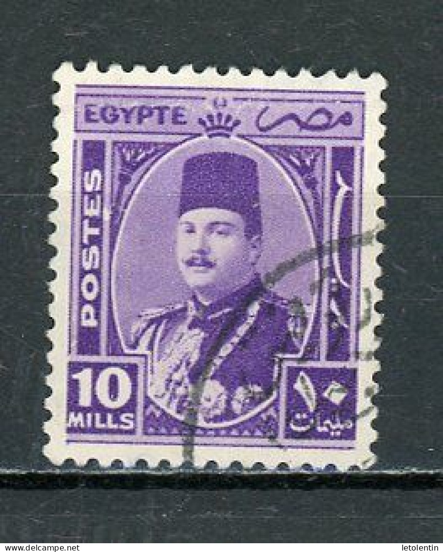 EGYPTE - ROI -  N° Yt  228 Obli. - Used Stamps