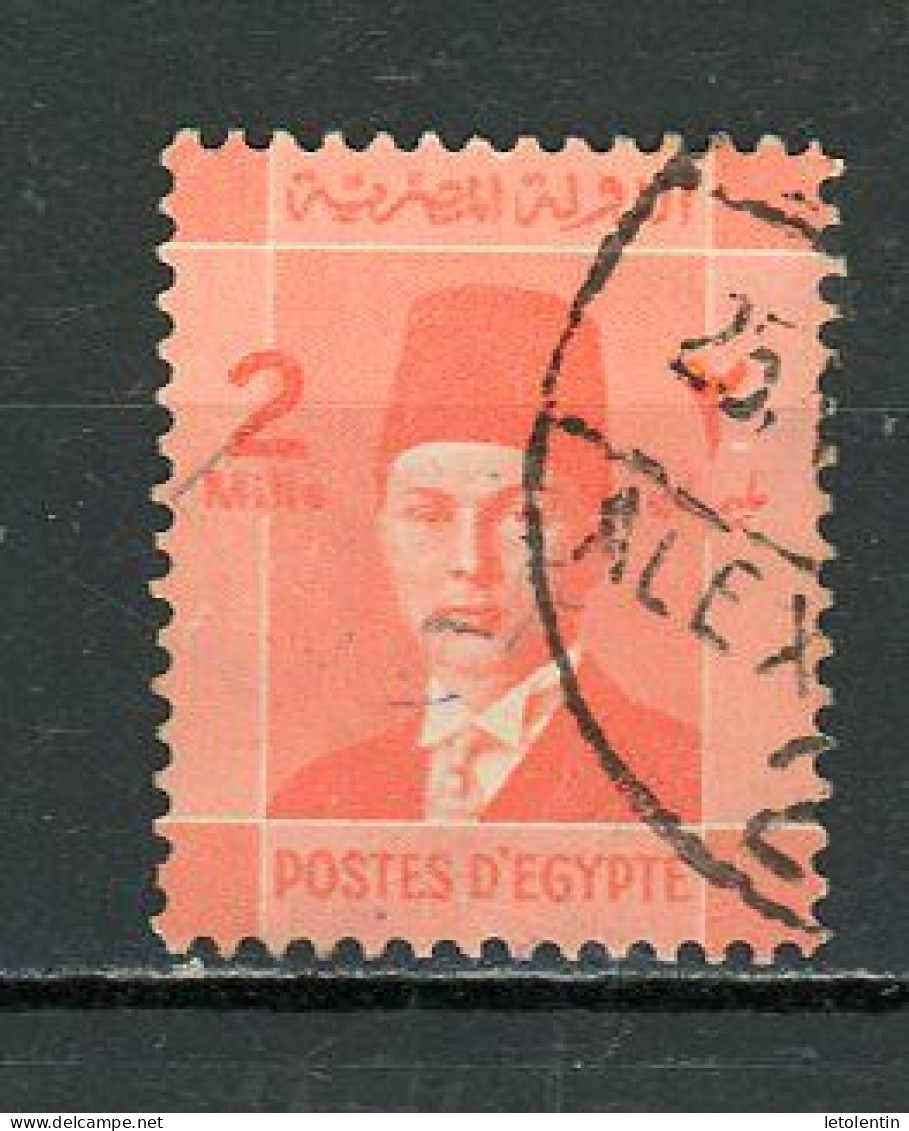EGYPTE - ROI -  N° Yt  188 Obli. - Used Stamps