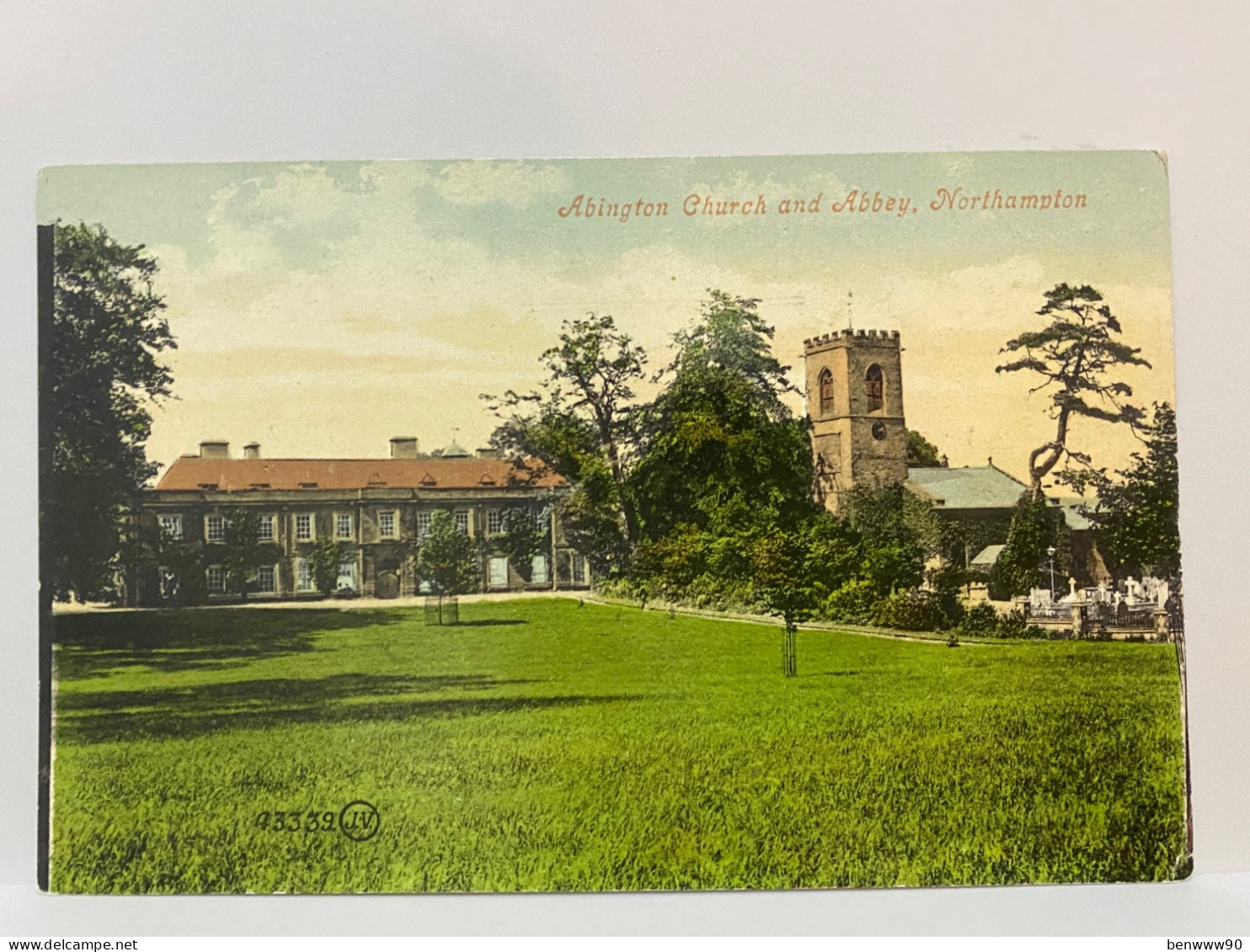 Abington Church And Abbey, Park, Northamptonshire Postcard R. Harris & Son, V & S Ltd - Northamptonshire