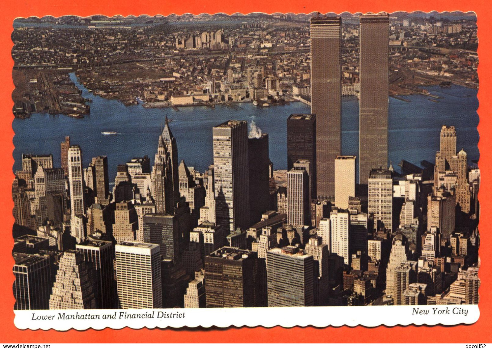 CPSM GF NEW YORK " Lower Manhattan And Financial District " World Trade Center - Mahattan - Manhattan
