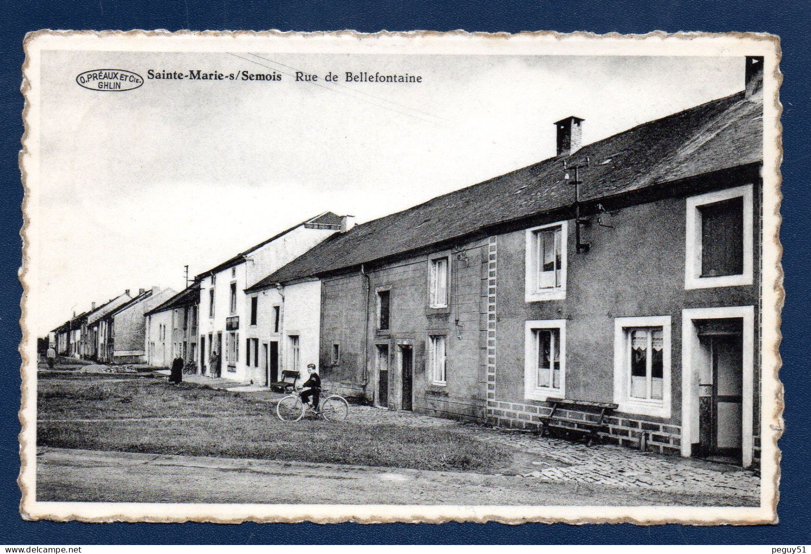 Sainte-Marie Sur Semois ( Etalle). Rue De Bellefontaine. Café Boule D'Or. 1959 - Etalle