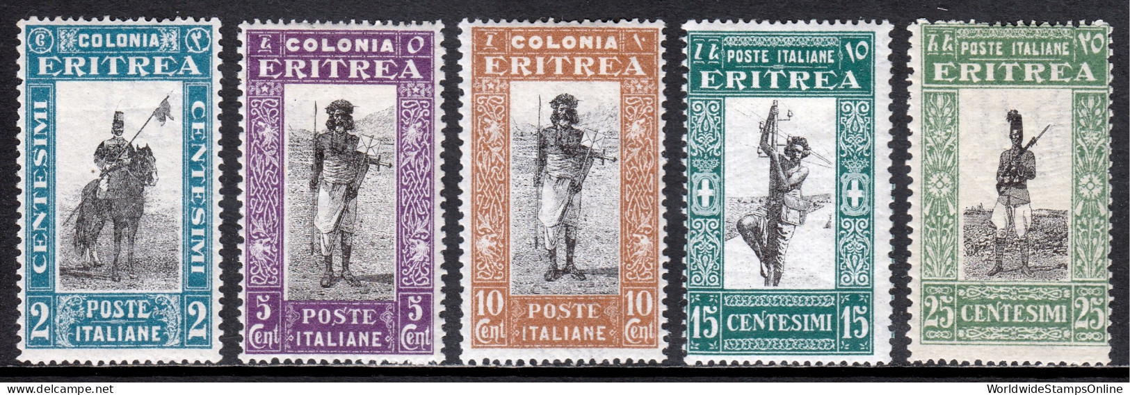 Eritrea - Scott #119//123 - MH - SCV $31 - Eritrée