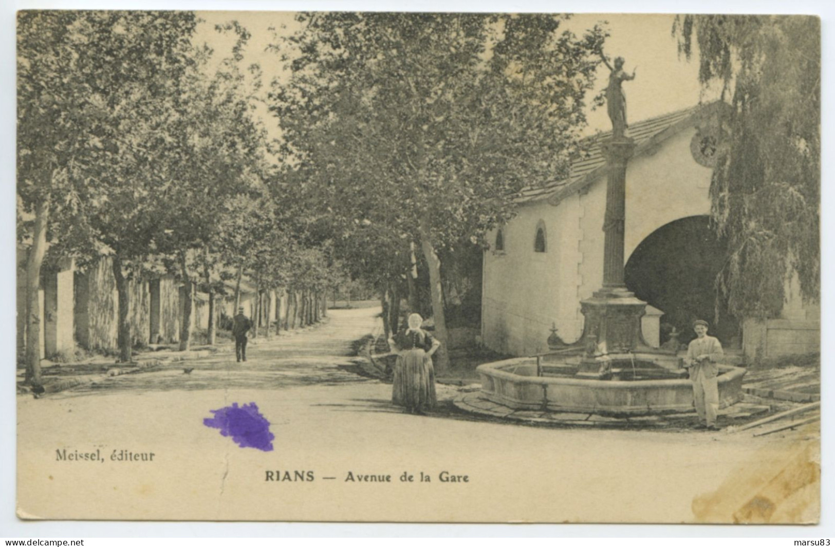 Rians (prix Le Plus Bas Sur Delcampe) *belle Cpa ( Beaucoup D'autres Cpa Du Var à Venir).Ed. Meissel - Rians