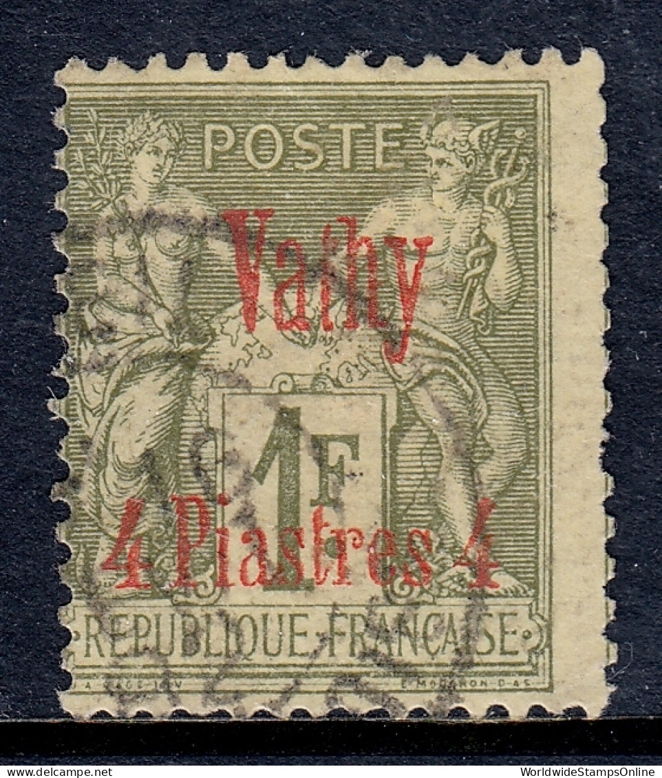 France (Offices In Vathy) - Scott #7 - Used - A Few Short Perfs - SCV $32 - Oblitérés