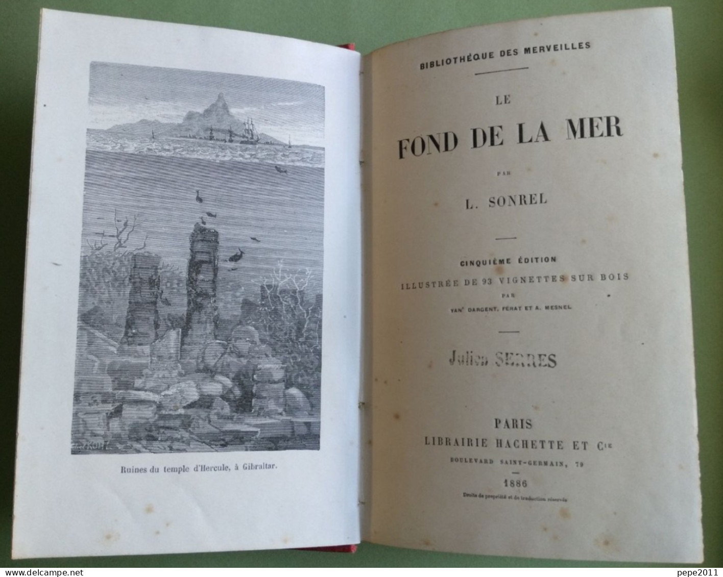 Le Fond De La Mer Par L. SONREL - Bibliothèque Des Merveilles - Gravures Par Yan' DARGENT, FÉRAT Et MESNEL - 1886 - Garden