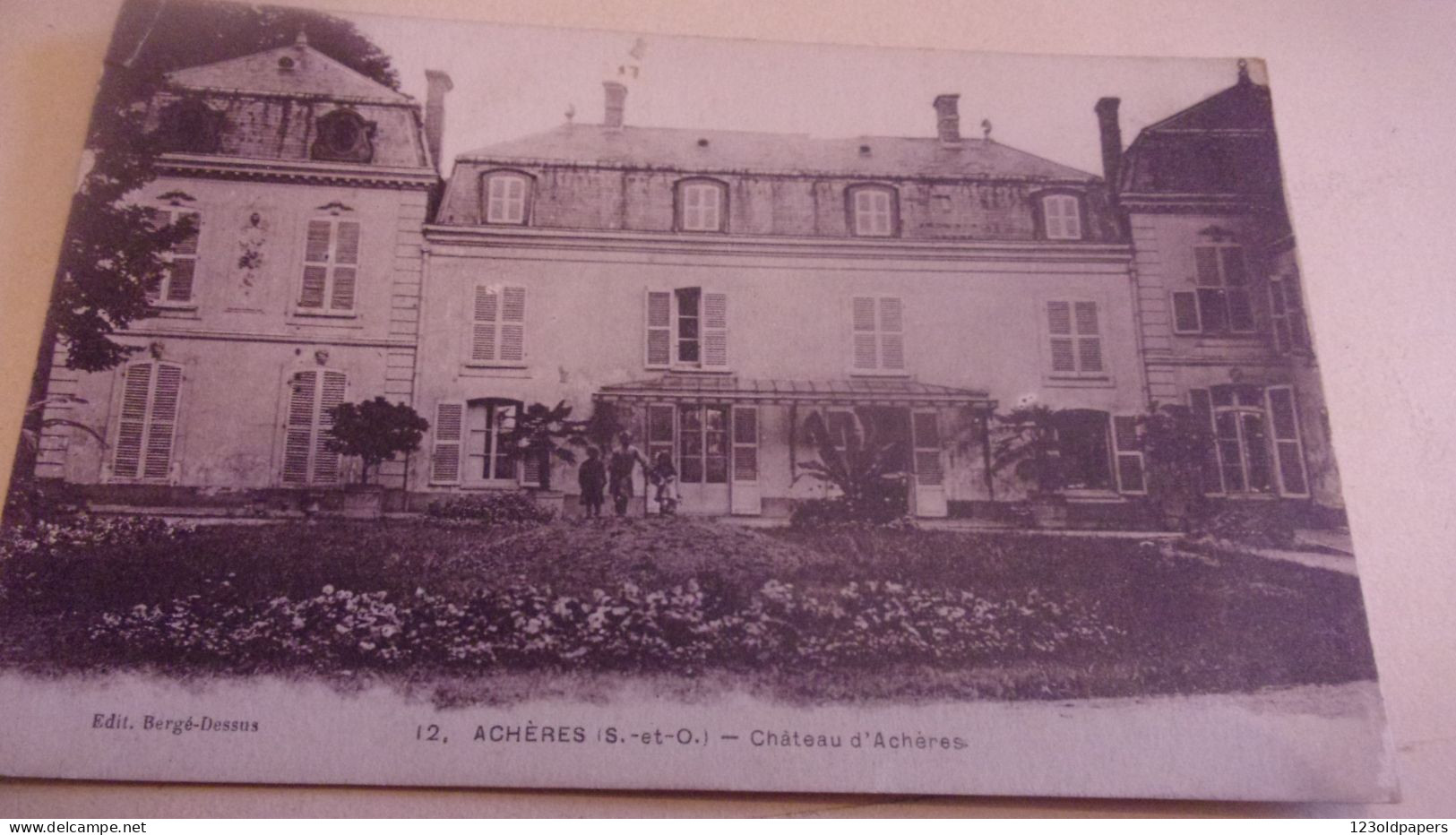 ACHERES (78) - CHATEAU D'ACHERES - ANIMEE - Acheres