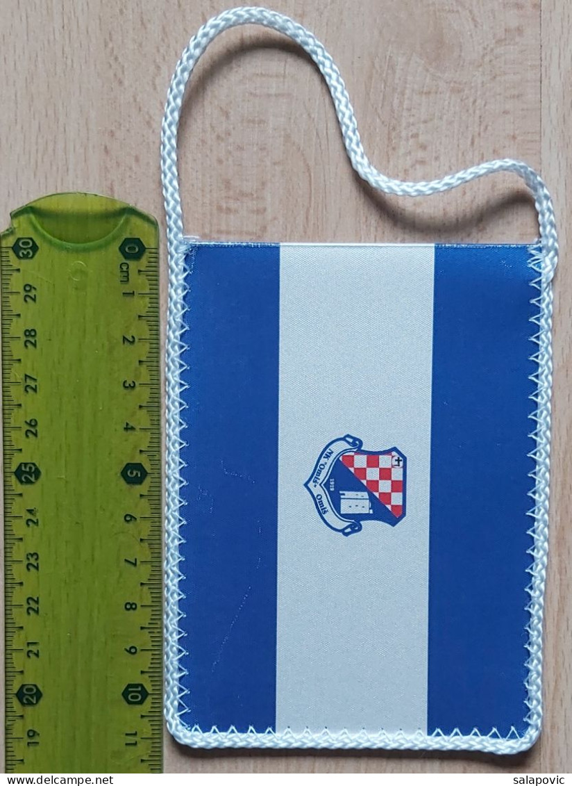 NK Omis Croatia Football CLUB Soccer Fussball Calcio Futbol Futebol PENNANT, SPORTS FLAG ZS 4/8 - Habillement, Souvenirs & Autres