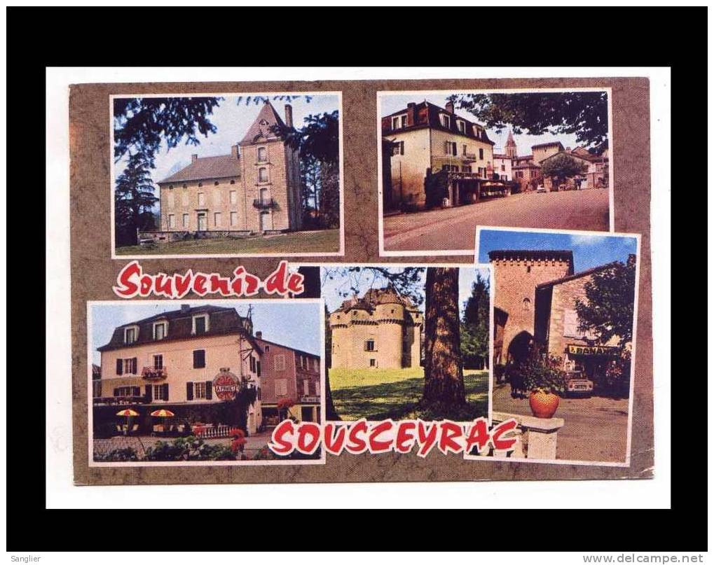 SOUSCEYRAC  - HOTEL PRUNET - CHATEAU DE GRIGNAC - CHATEAU DE FRAYSSE - COLONIE DEVACANCES HOTEL PRUNET - PORTAIL NOTRE D - Sousceyrac