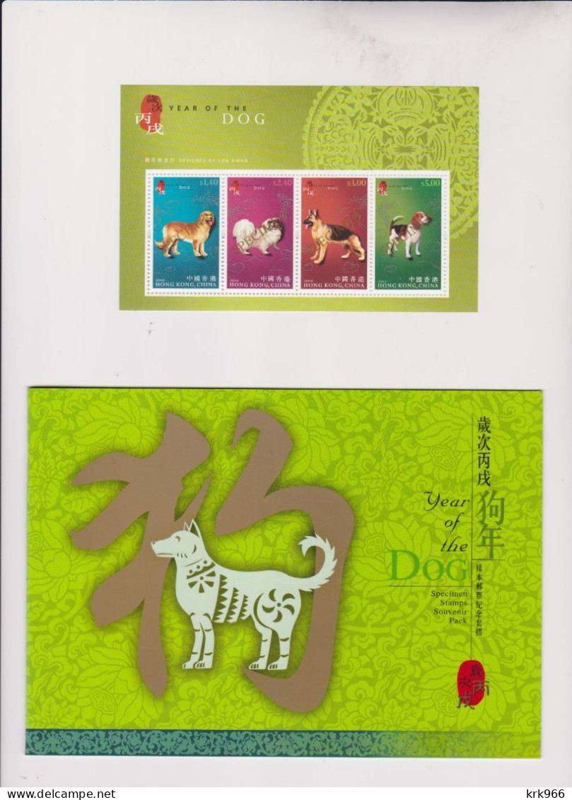 HONG KONG 2006 Nice Sheet + Folder SPECIMEN - Blokken & Velletjes