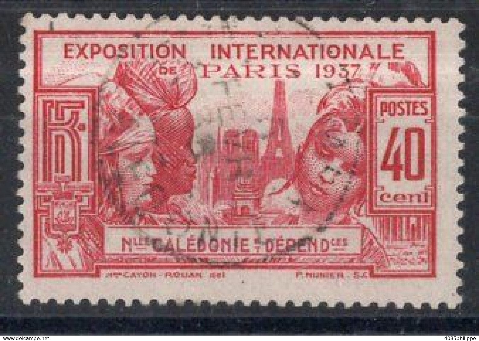 Nvelle CALEDONIE Timbre-Poste N°168 Oblitéré TB   Cote : 4€50 - Usati