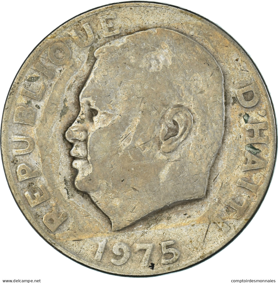 Monnaie, Haïti, 20 Centimes, 1975 - Haiti