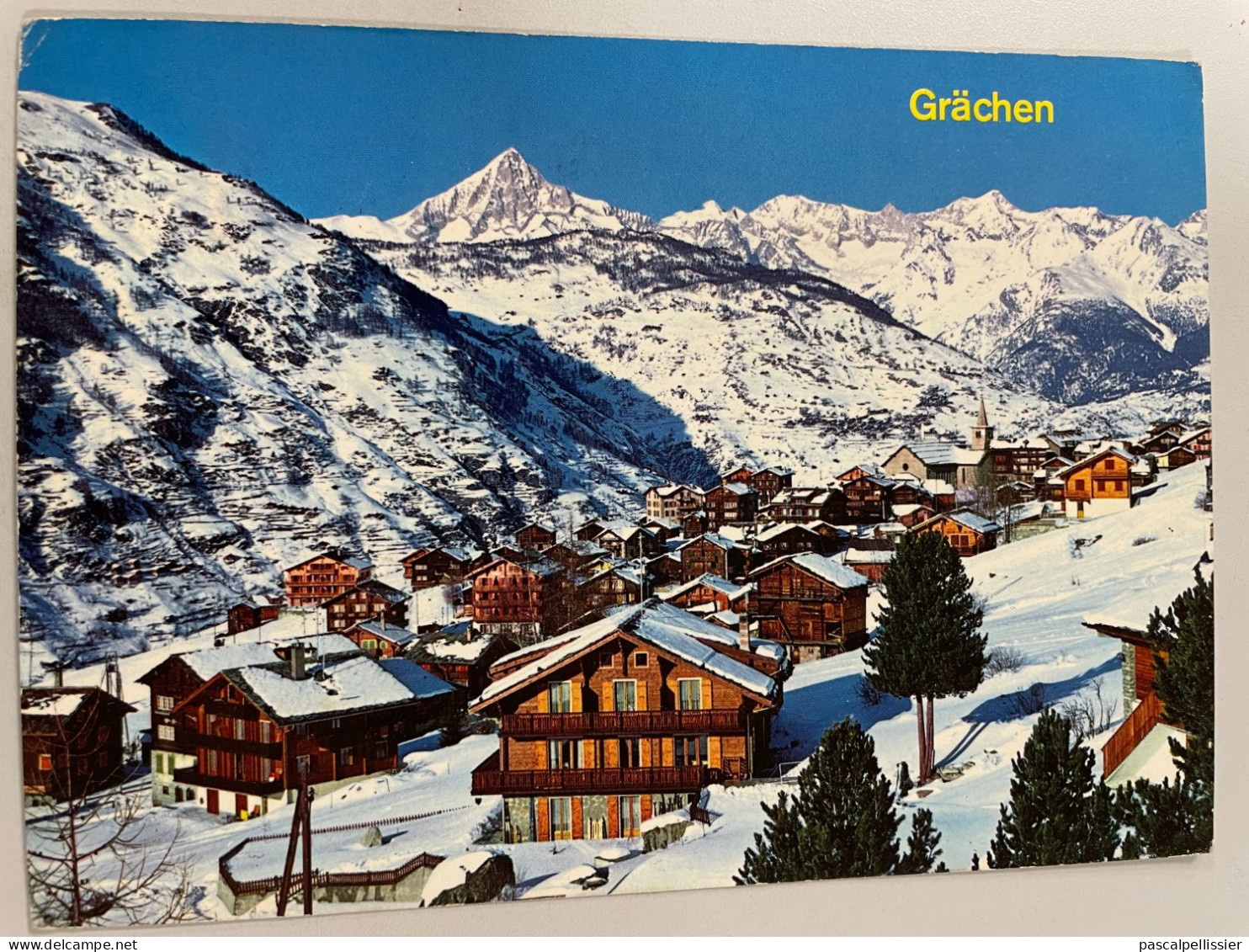 CPM - SUISSE - SWITZERLAND - Grächen 1620 M. Wallis - Bietschhorn, Nesthorn - Grächen