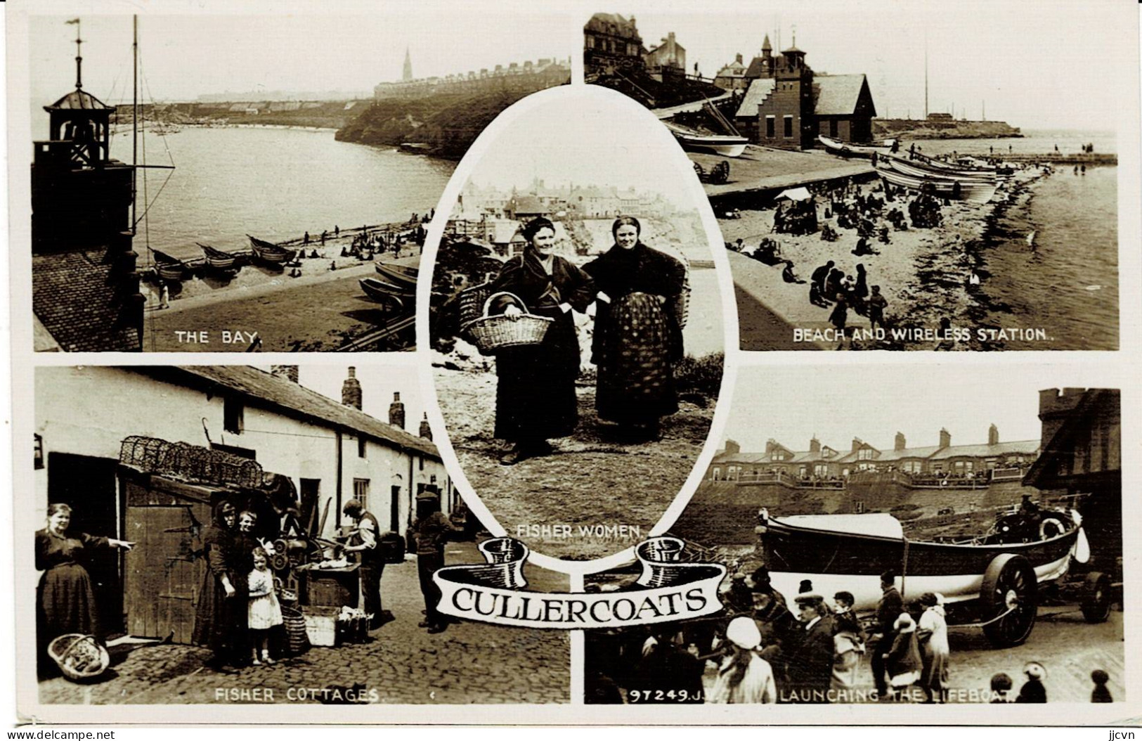 !! - Angleterre - Northumberland - Cullercoasts - Set Of Two Postcards - See Scan - Newcastle-upon-Tyne