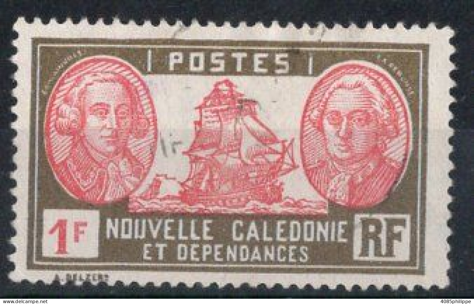 Nvelle CALEDONIE Timbre-Poste N°154 Oblitéré TB   Cote : 5€50 - Usados