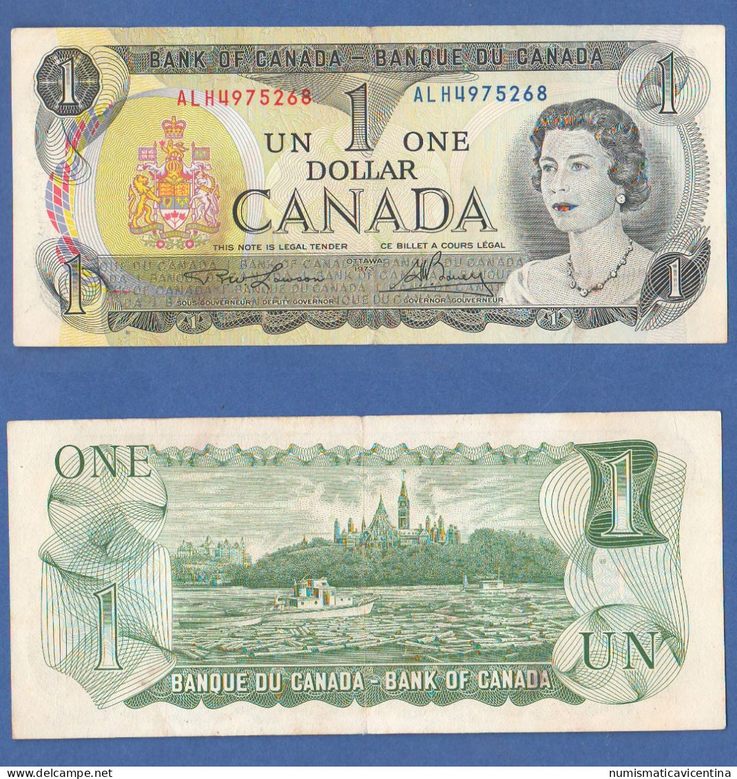 Canada 1 Dollar 1973 Queen Elizabeth - Canada