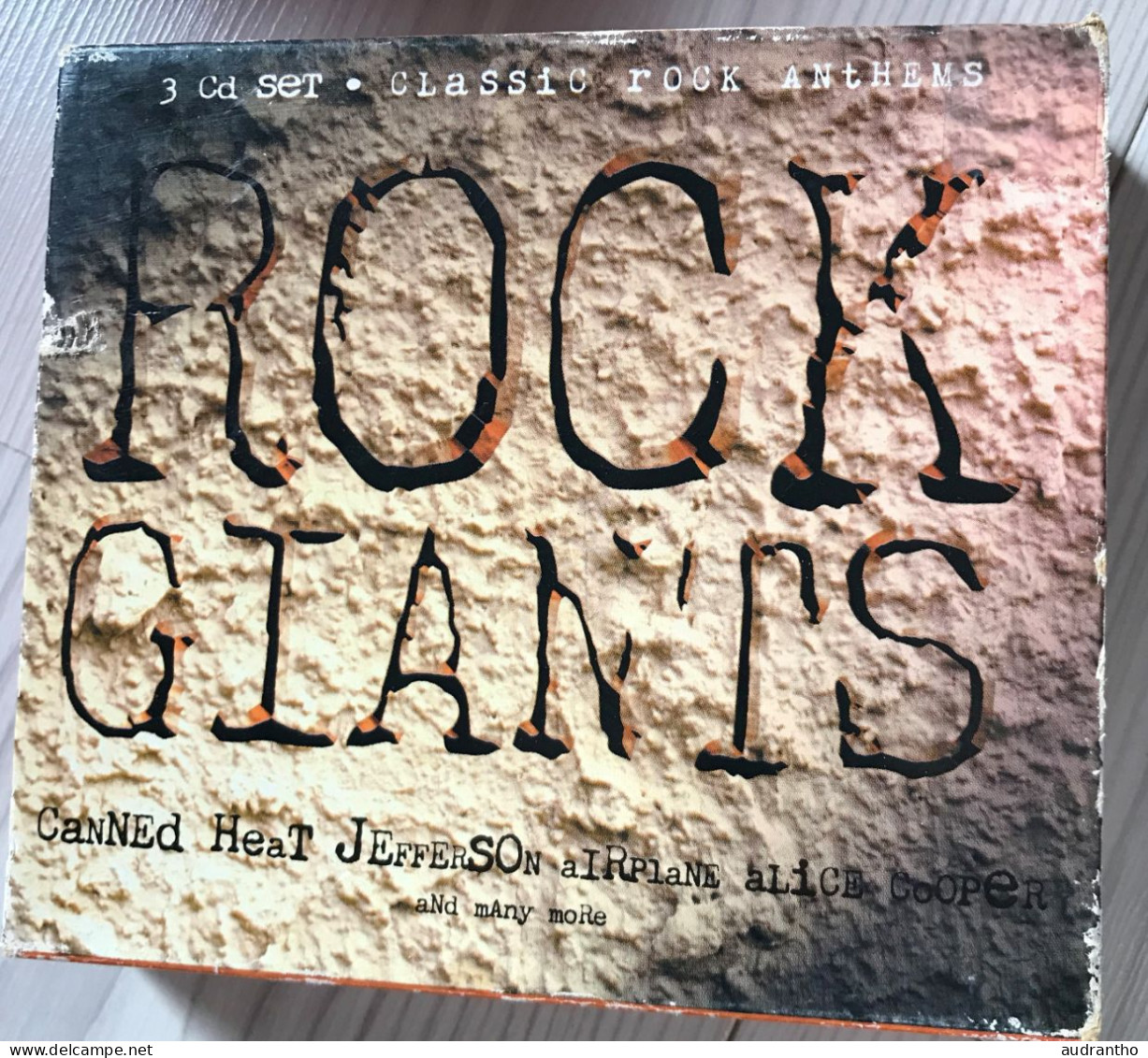 Rare Coffret 3 CD CLASSIC ROCK ATHENS ROCK GIANTS 1997 - Andere - Engelstalig