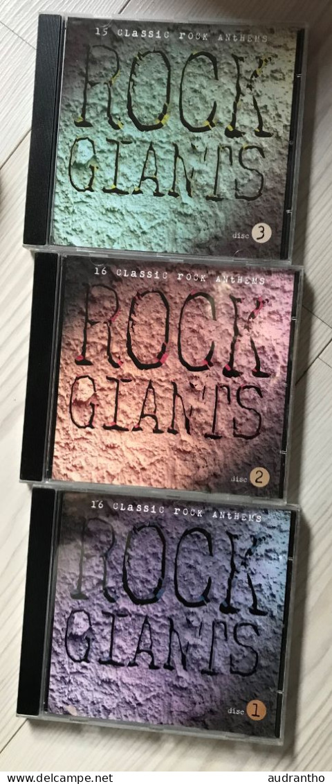 Rare Coffret 3 CD CLASSIC ROCK ATHENS ROCK GIANTS 1997 - Andere - Engelstalig