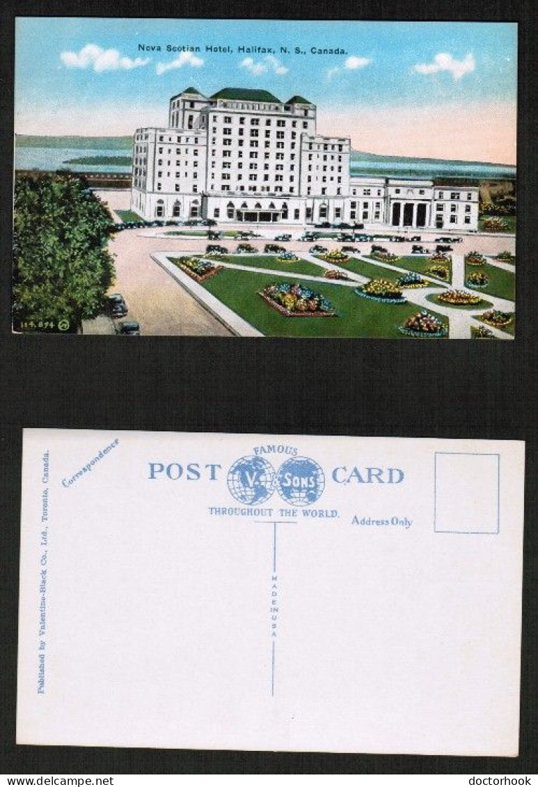 CANADA  HALIFAX N.S.---HALIFAX HOTEL VINTAGE UNUSED POSTCARD (PC-181) - Halifax