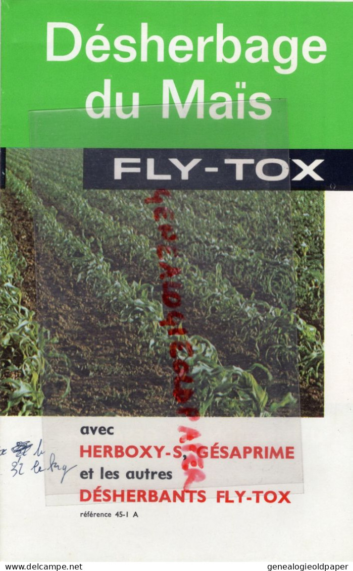 92- GENNEVILLIERS- PUBLICITE FLY TOX- DESHERBAGE- HERBOXY-S - GESAPRIME-WEEDAR- WEEDAZOL- AGRICULTURE DESHERBANT - Landwirtschaft