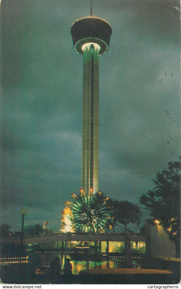 Postcard United States TX - Texas > San Antonio 1969 The Tower Of The Americas - San Antonio