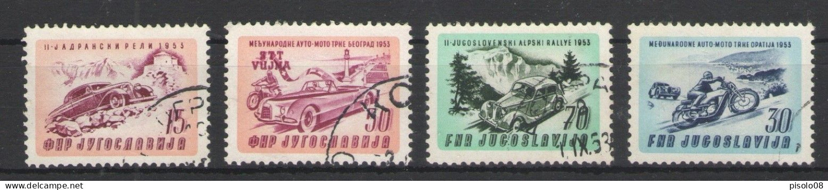 TRIESTE B 1953  CORSE INTERNAZIONALI AUTOMOBILISTICHE SERIE CPL. USATA - Used