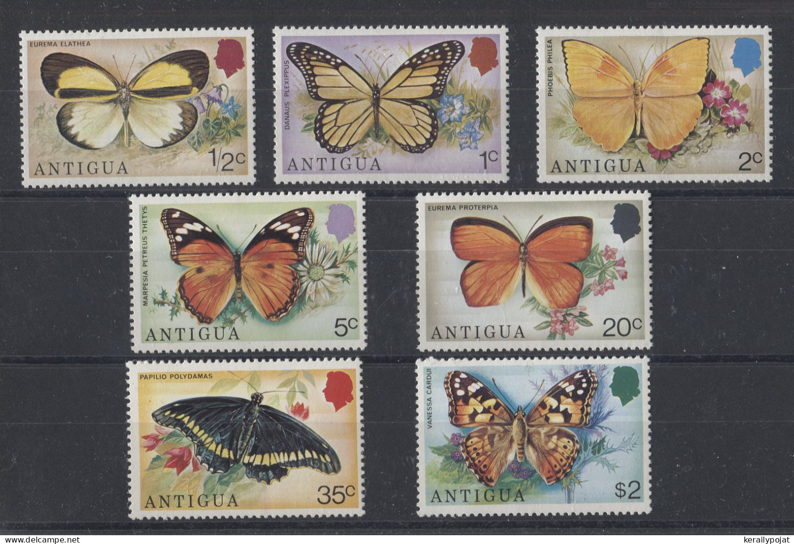 Antigua - 1975 Butterflies MNH__(TH-2248) - 1960-1981 Autonomie Interne