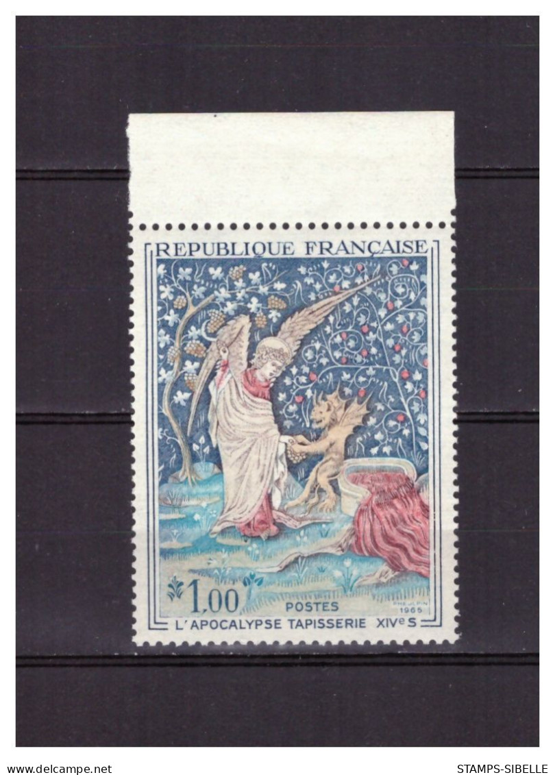 FRANCE    . N°  1458   . 1 F  APOCALYPSE VARIETE SANS LE JAUNE .  NEUF  . **  .SUPERBE  . - Unused Stamps