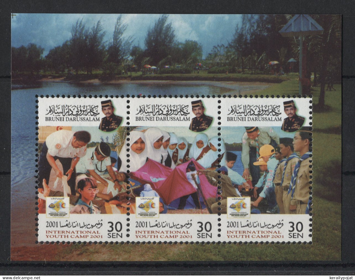 Brunei - 2001 International Youth Camp Block MNH__(TH-21876) - Brunei (1984-...)