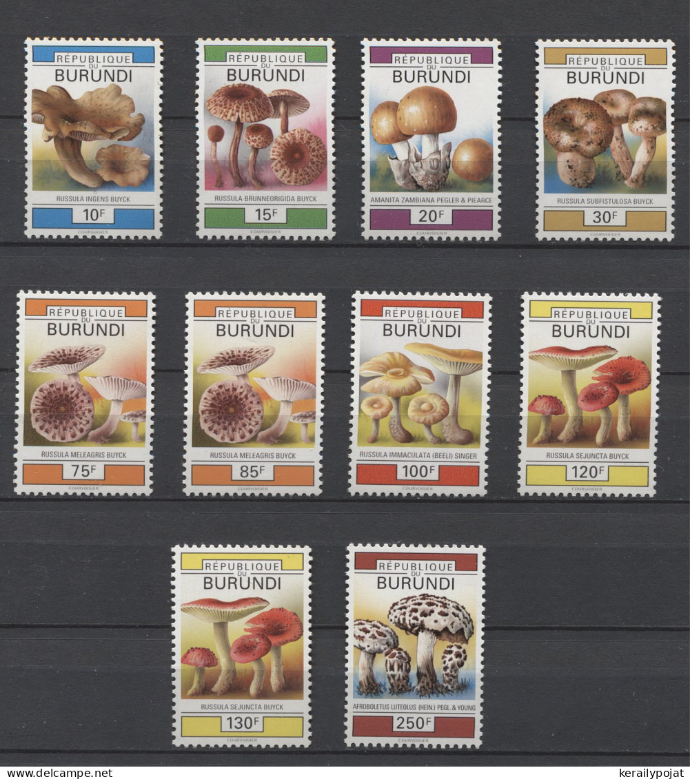 Burundi - 1992 Mushrooms MNH__(TH-21450) - Ongebruikt