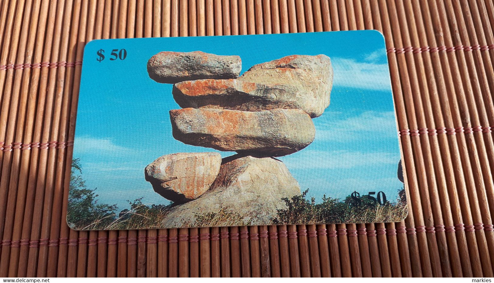 Phonecard Zimbabwe  $ 50  Used Rare - Simbabwe