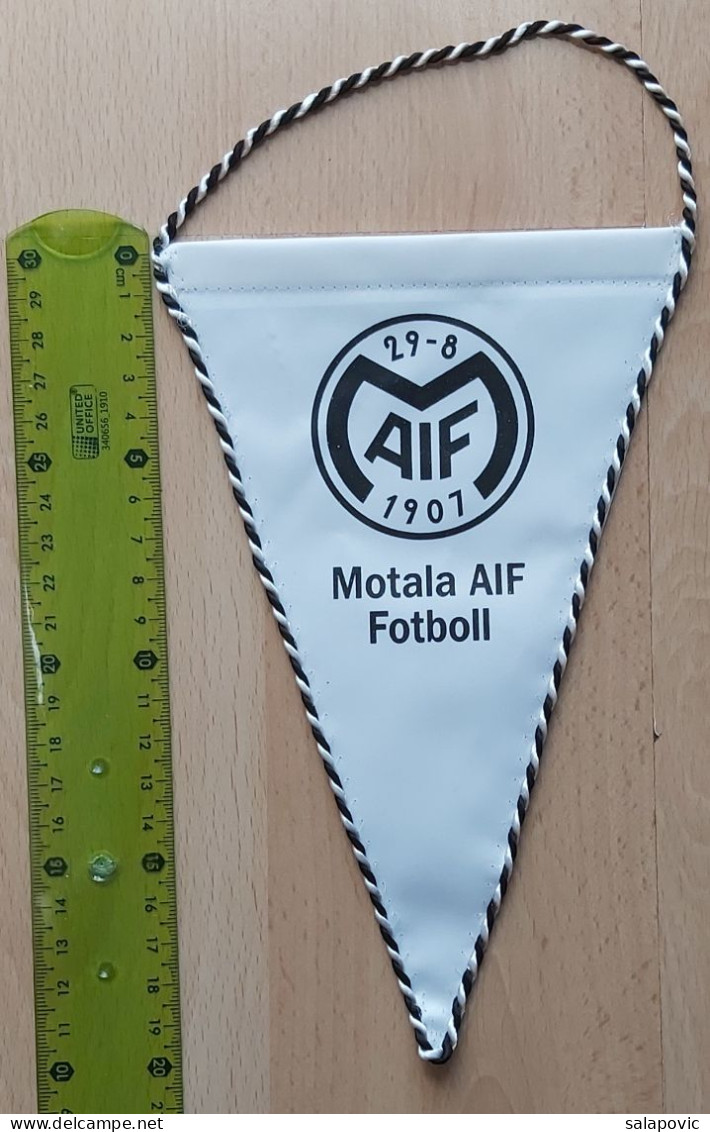 Motala AIF Sweden Football Soccer Club Fussball Calcio Futbol Futebol PENNANT, SPORTS FLAG ZS 4/12 - Bekleidung, Souvenirs Und Sonstige
