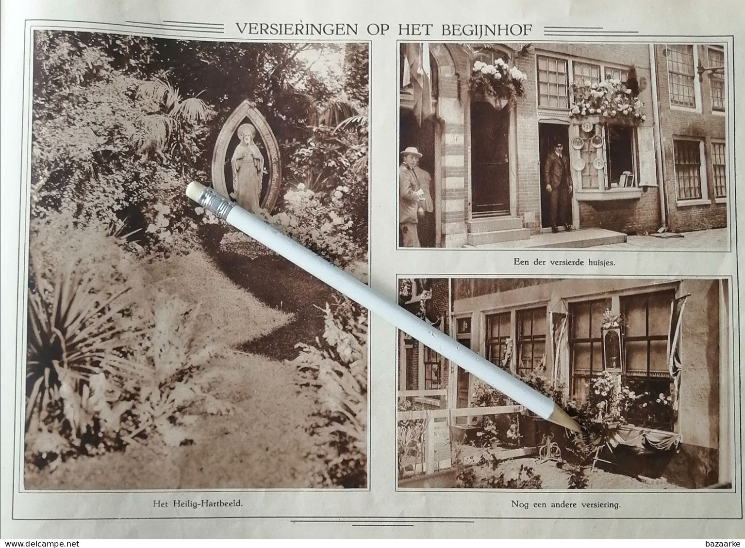 AMSTERDAM..1924.. HERINNERING AAN HET XXVII ste INTERNATIONAAL EUCHARISTISCH CONGRES / KARD.VAN ROSSUM/BARON van VOORST