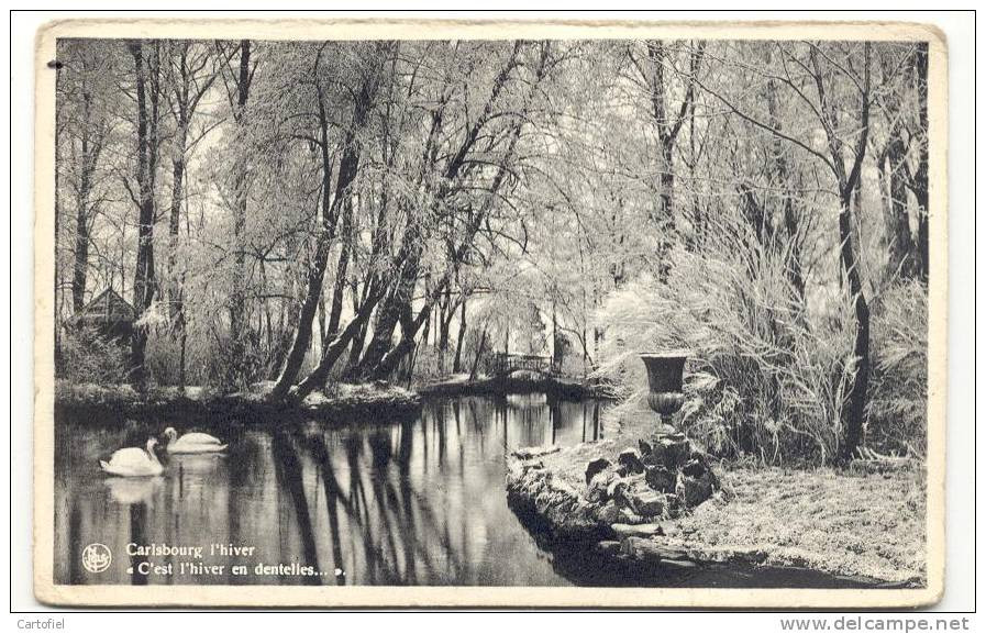 CARLSBOURG-L'HIVER-C'EST L'HIVER EN DENTELLES...-EDIT-ERN.THILL-CARTE VIERGE - Paliseul