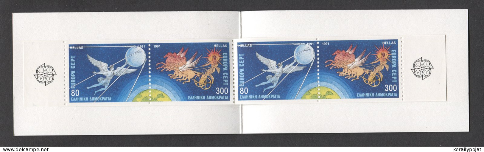 Greece - 1991 Europe European Space Travel Booklet MNH__(FIL-103) - Carnets