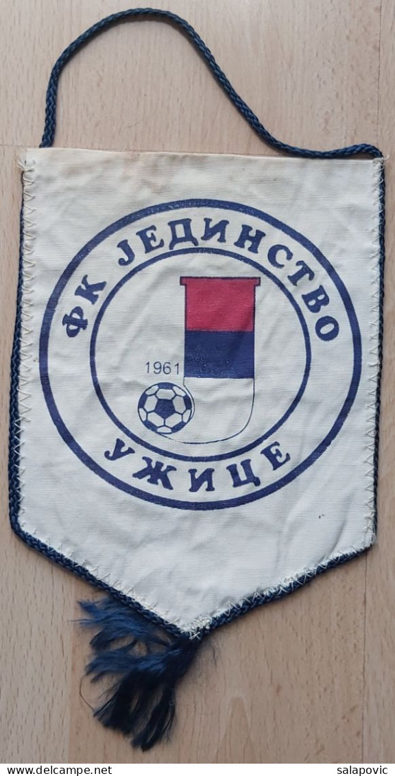 FK Jedinstvo Uzice, Serbia Football Soccer Club Fussball Calcio Futbol Futebol PENNANT, SPORTS FLAG ZS 4/14 - Uniformes Recordatorios & Misc