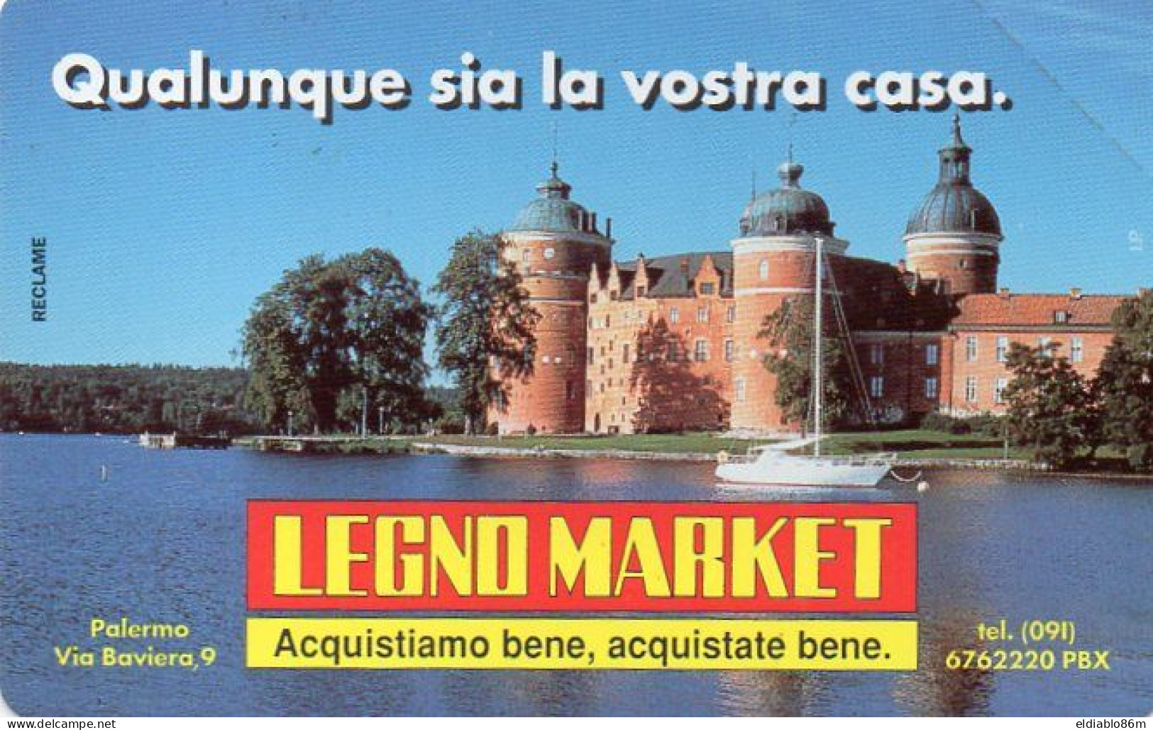 ITALY - MAGNETIC CARD - SIP - PRIVATE RESE PUBBLICHE - 182 - LEGNO MARKET - PALERMO - MINT - Privées Rééditions