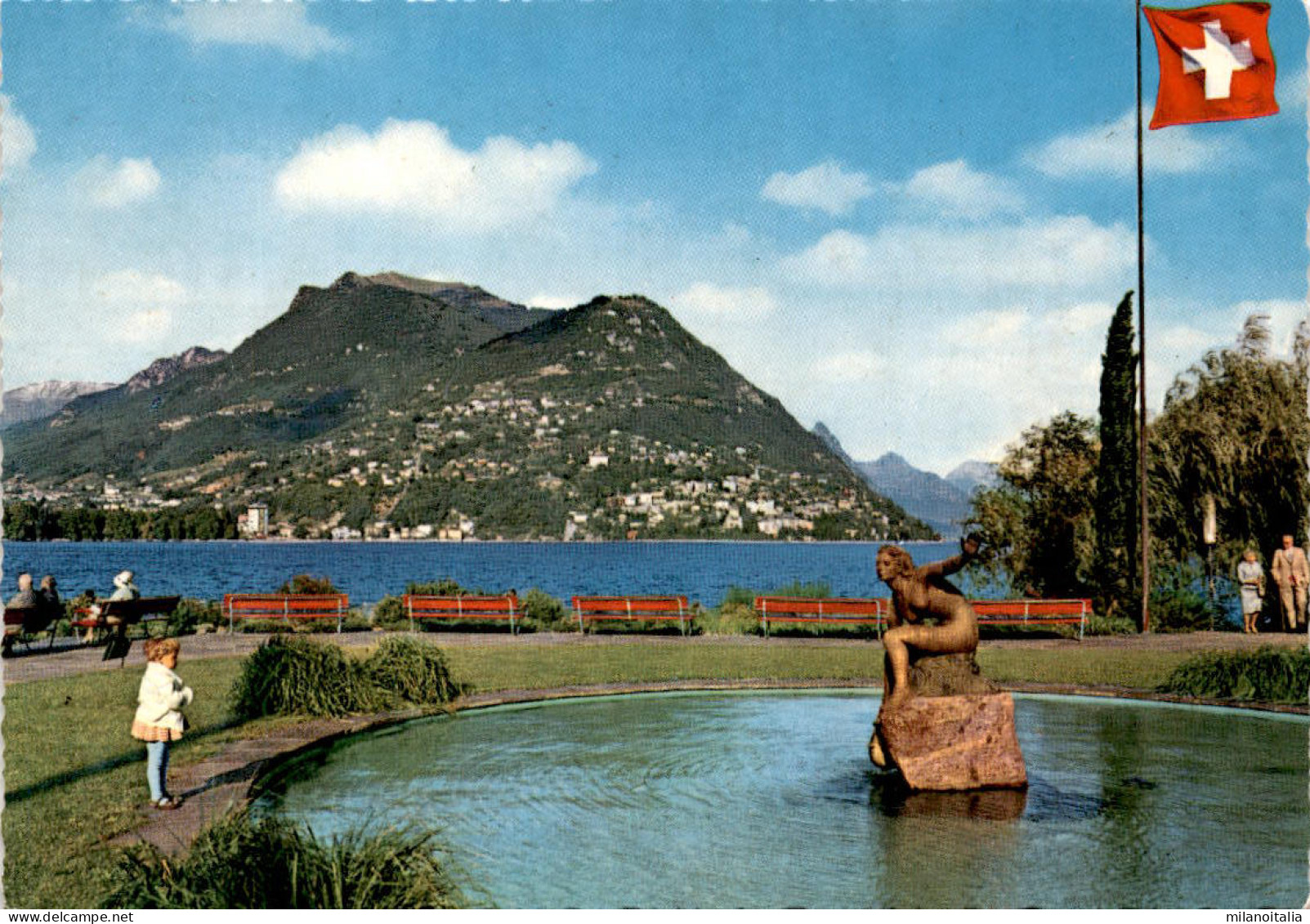 Lugano - Paradiso, Lago E Monte Bre (945/16) - Paradiso